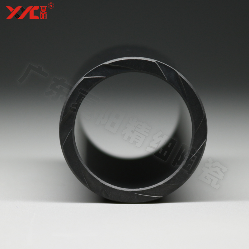 碳化硅陶瓷衬套/耐高温精加工零部件/高精度耐磨陶瓷套