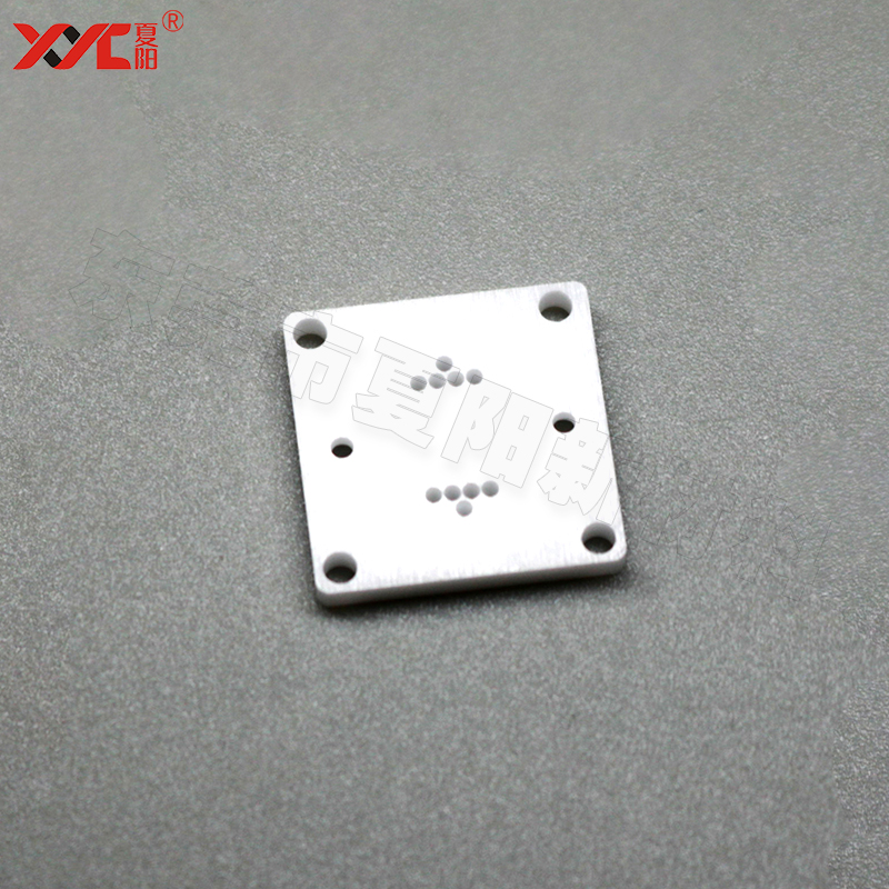 氧化锆陶瓷块|耐高温陶瓷|陶瓷垫块打孔|精密陶瓷隔热材料定 做