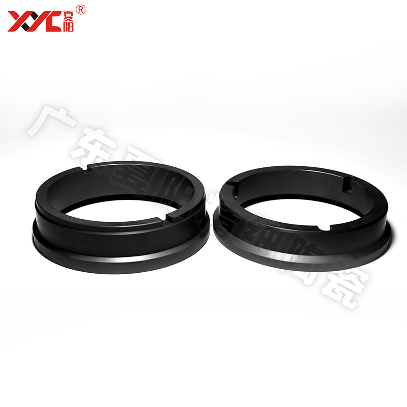 碳化硅密封环 耐高温工业机械陶瓷密封环 精密耐磨陶瓷轴套加工