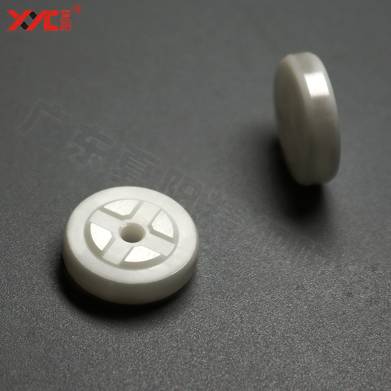 氧化锆垫块异形件瓷凹槽圆片|垫片纽扣形状陶瓷结构件精加工