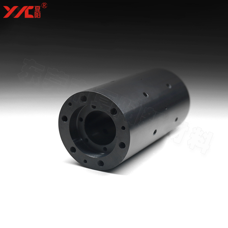 氮化硅陶瓷|绝缘陶瓷活塞套|SI3N4打样衬套|多孔件五轴cnc精加工