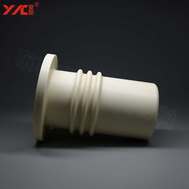 99氧化铝 出料衬套 高压绝缘抗腐蚀 高纯度陶瓷配件夏阳精密加工